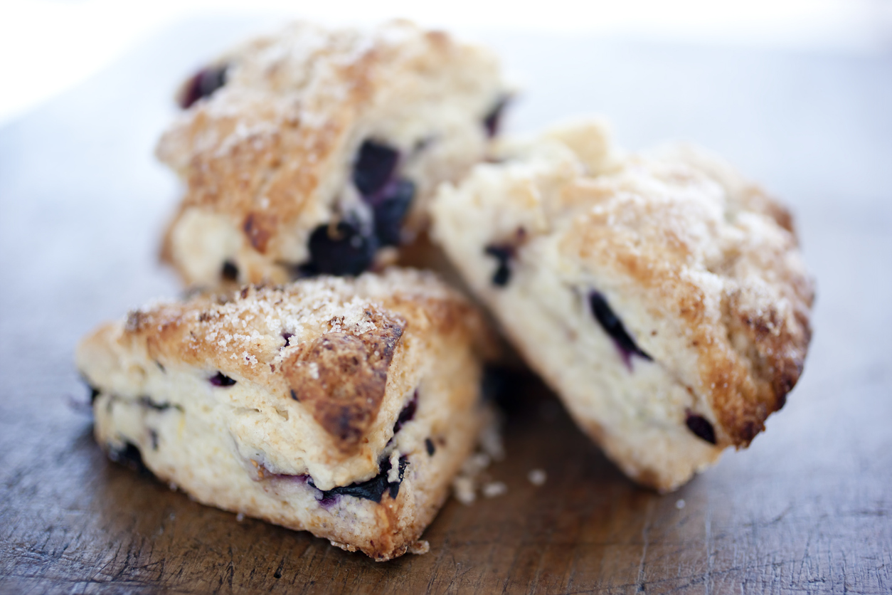 Lemon and Wild Blueberry Scones - SavvyMom
