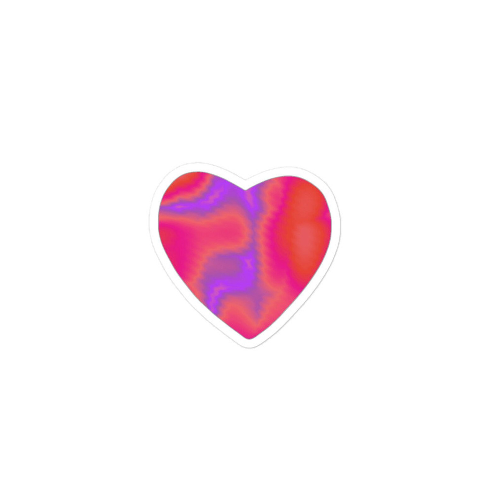 Lava Heart Sticker - SavvyMom