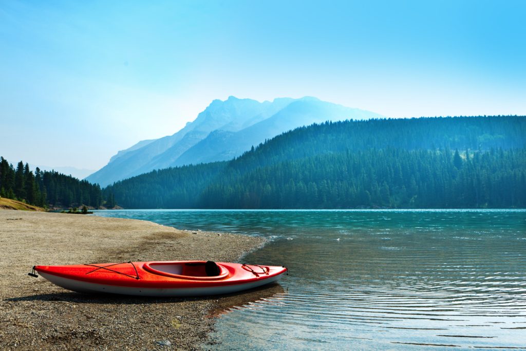 Beaches Near Calgary: Johnson Lake in Banff - SavvyMom