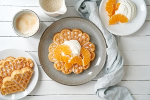 Orange Vanilla Yogurt Waffles Recipe - SavvyMom