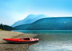 Beaches Near Calgary: Johnson Lake in Banff - SavvyMom