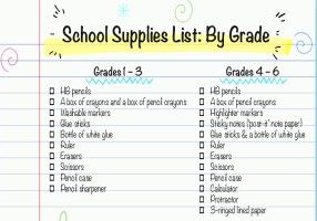 School Supplies