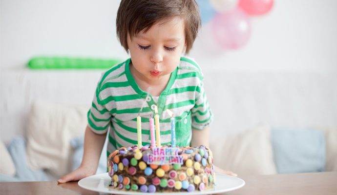 a great birthday tradition to start with kids