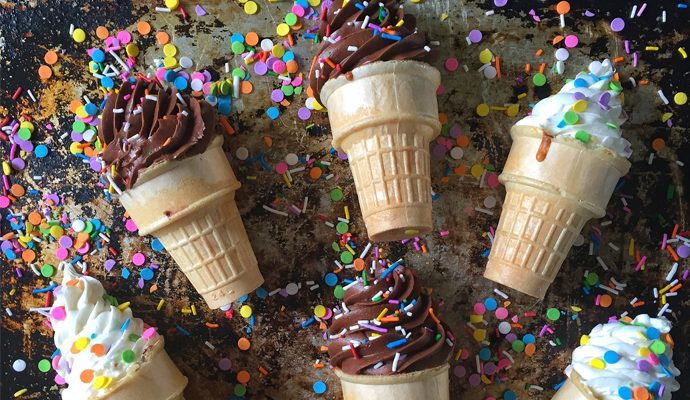 how to make ice cream cone cupcakes