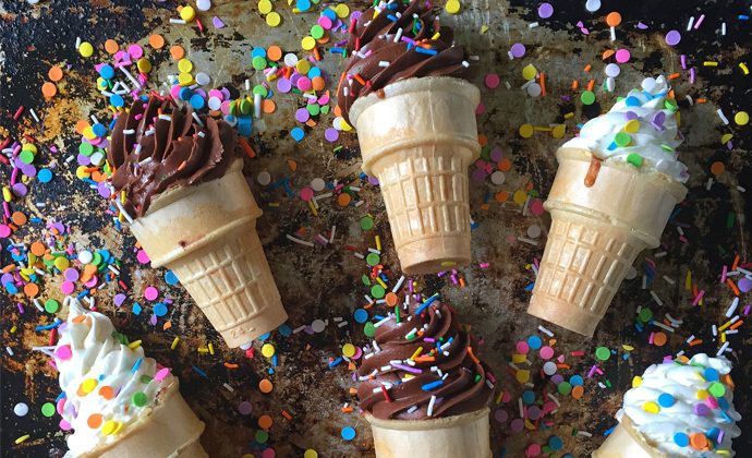 how to make ice cream cone cupcakes
