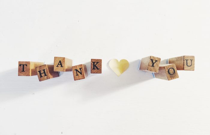 Giving thanks
