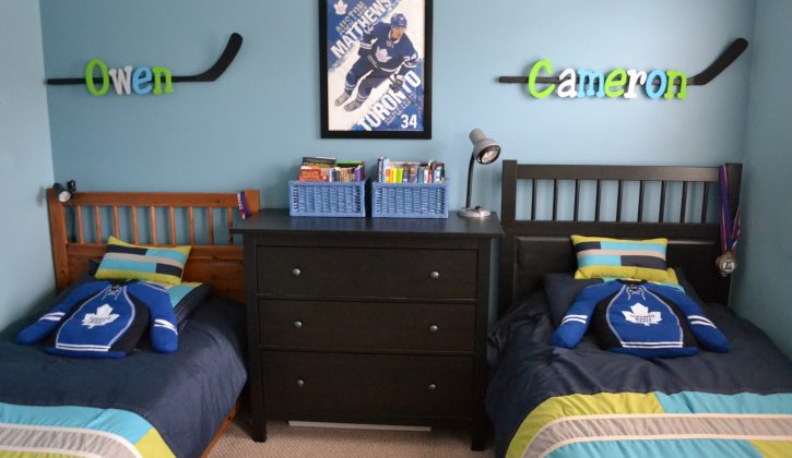 Shared Hockey Bedroom On A Budget Savvymom