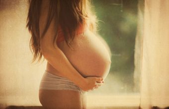 pregnant belly window