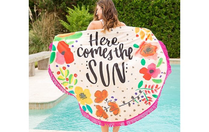Here Comes the Sun Beach Blanket