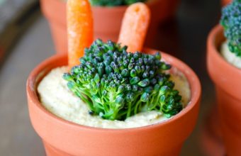 Hummus and Veggie Pot