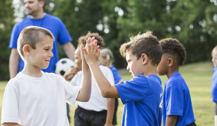 High Fiving After The Game How To Teach Kids Good
