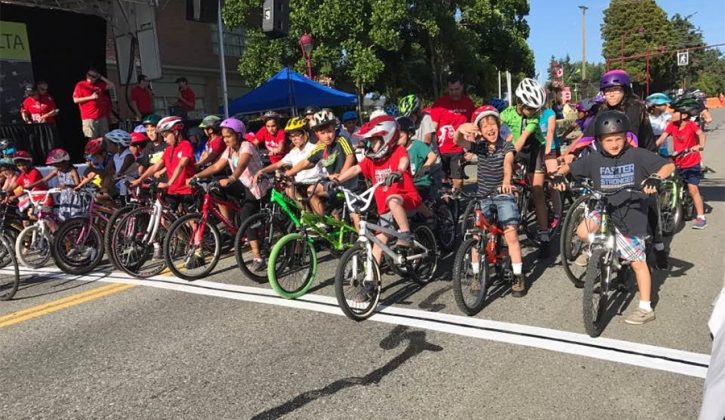 child racing bike