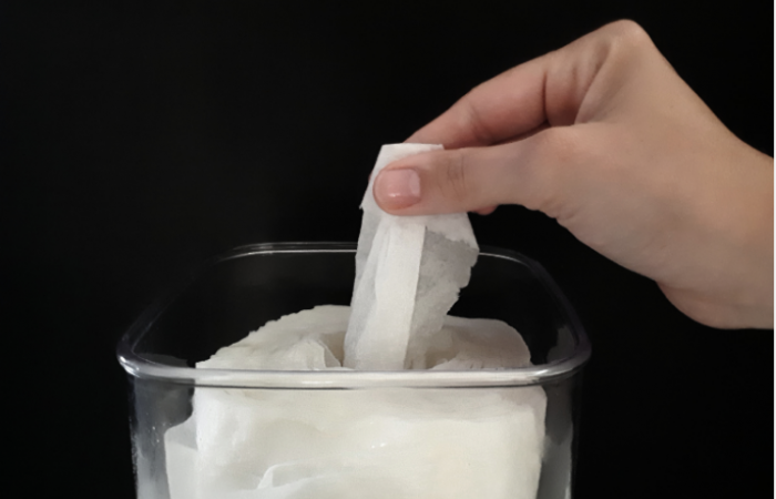 DIY baby wipes