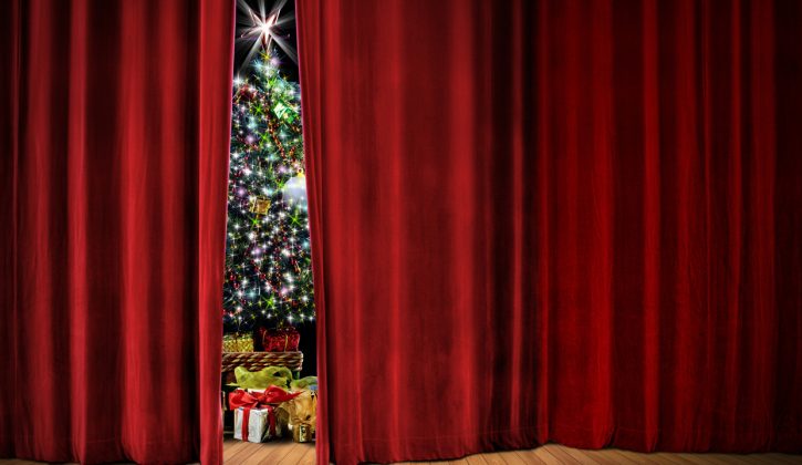 Christmas stage
