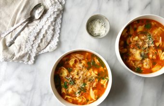 Instant Pot Tuscan Tortellini Soup 1