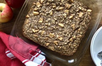 Apple & Peanut Butter Baked Oatmeal Recipe