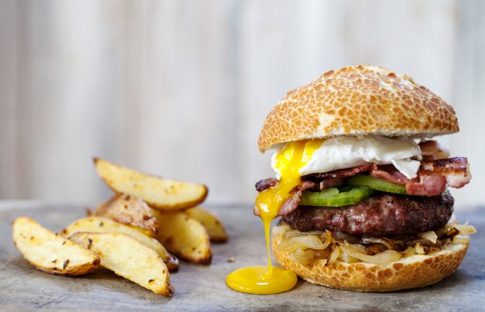 5 Father's Day Recipes, Beef Burger with Fries Recipe