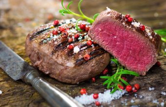 Pink Peppercorn Crusted beef tenderloin