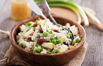 Cranberry, apple and brie rice salad - SavvyMom