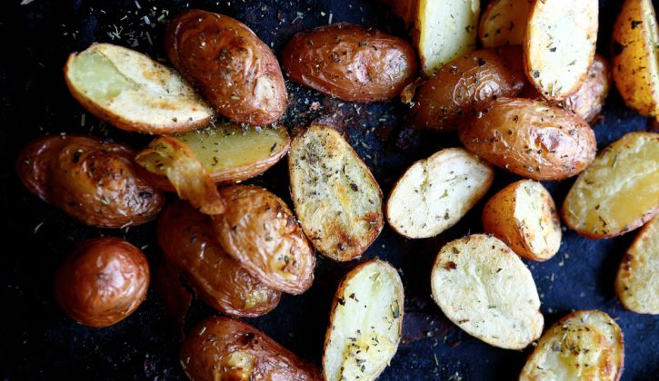 Best roasted potatoes, lemon and herb potatoes, side dish