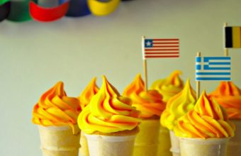 Olympic Party Torch Cupcakes - SavvyMom