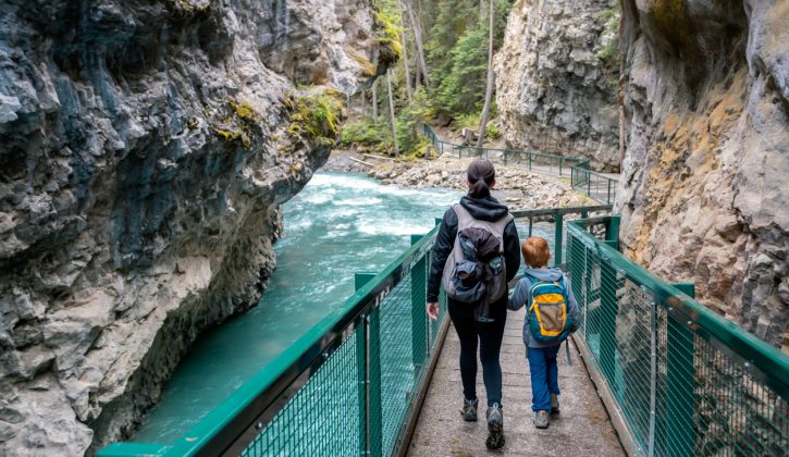 Johnson Canyon Calgary Family Hikes - SavvyMom