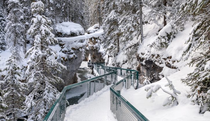 Johnston Canyon Banff Winter Hikes in Calgary - SavvyMom