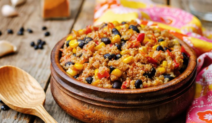 Veggie Chili Recipe with Beans and Quinoa - SavvyMom