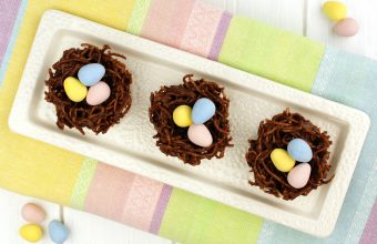 Chocolate Nest Cookies for Easter - SavvyMom