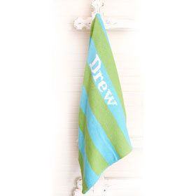 Striped Blanket with Name