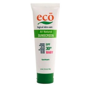All Natural Eco Logical Skin Care Baby Sunscreen SPF 30+