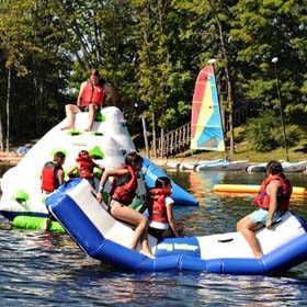 Rock Climbing and Water Park Fun in Muskoka