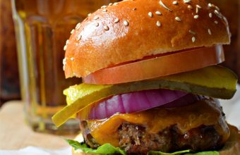 Cheesy Beer Burgers