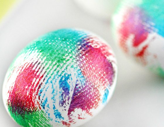 Tie-Dyed Easter Eggs