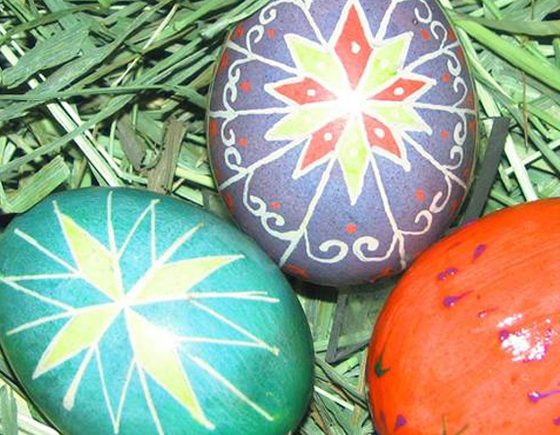 Easter Egg Painting at Todmorden Mills
