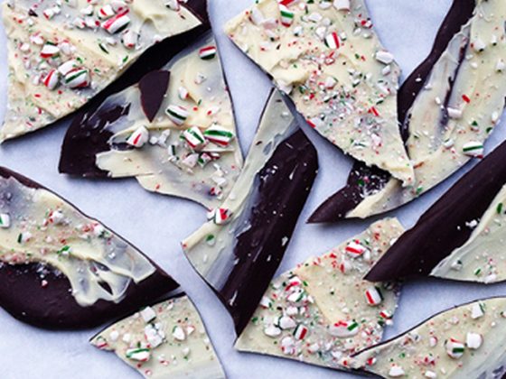 Peppermint Chocolate Candy Cane Bark