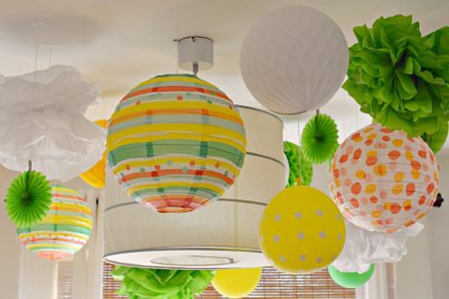 How To Decorate For Any Party With Tissue Paper And Paper Lanterns