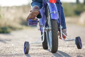 Bike with Training Wheels
