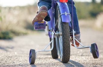 Bike with Training Wheels