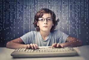 Child on Computer Internet