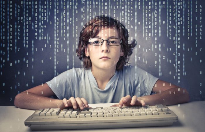 Child on Computer Internet