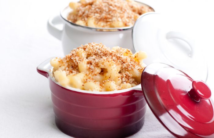 Baked Macaroni and Cheese with Beans