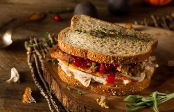 Thanksgiving Leftover Turkey Sandwich