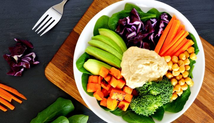 Sweet Potato Hummus and Veggies