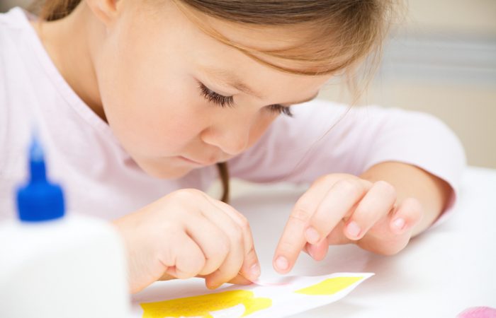 Child Doing Craft