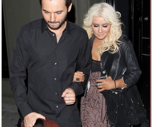 Christina Aguilera & Matthew Rutler Enjoy A Night Out