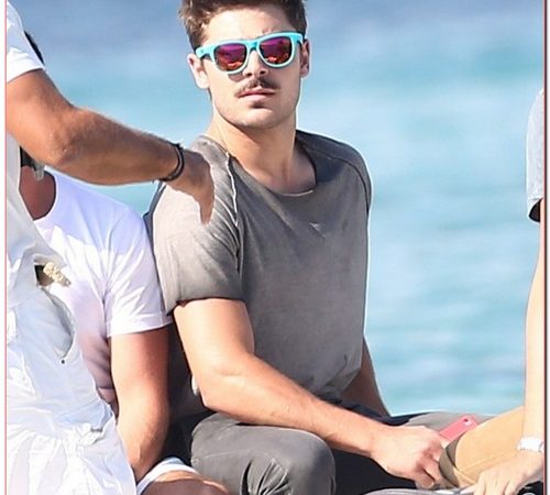 Zac Efron Vacations In Saint-Tropez