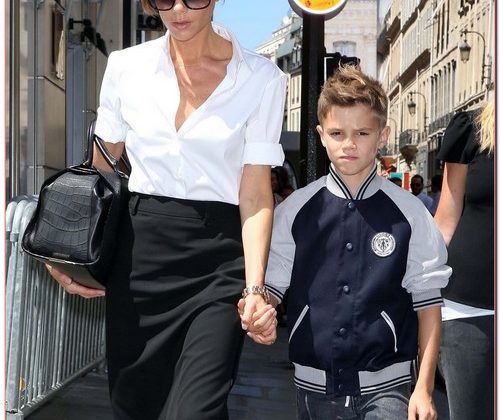 Victoria Beckham Shops High End Retail With Cruz