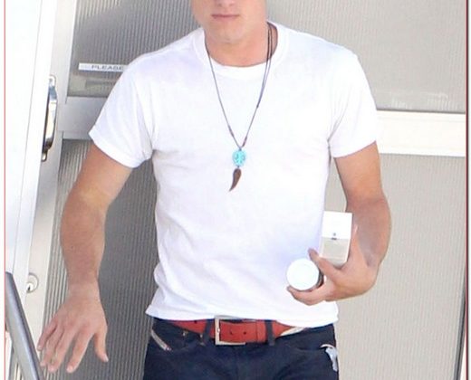 Josh Hutcherson On The Set Of 'The Hunger Games: Catching Fire'