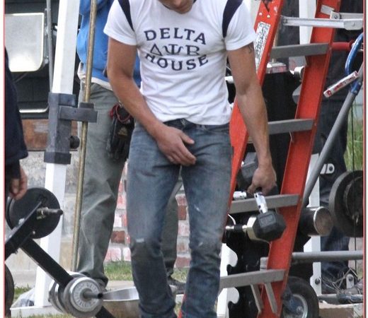 Zac Efron On The Set Of 'Townies'